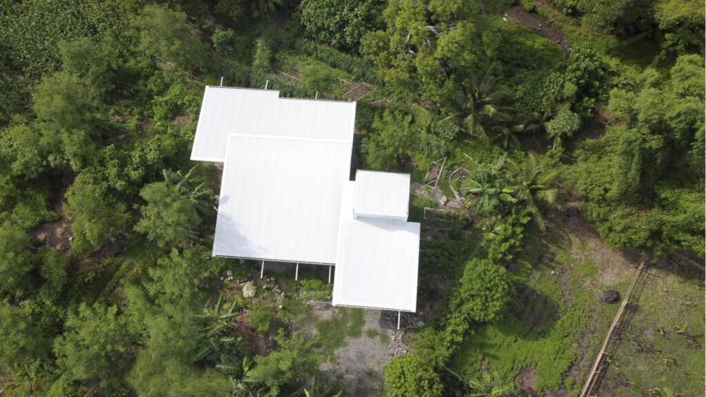 Top view of the Kalipay Wellness Center in Dauin, Negros Oriental