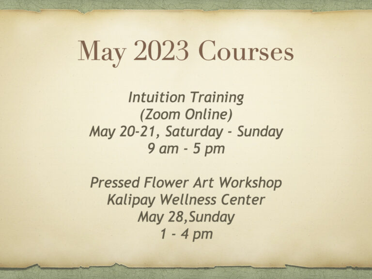 May 2023 Upcoming Courses