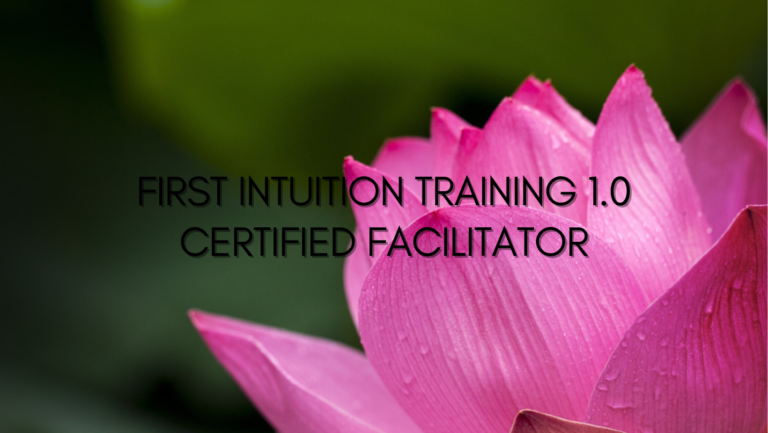 FIRST Intuition Training 1.0 Certified Facilitator